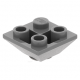 LEGO tetőelem fordított sarok 45°-os 2×2, sötétszürke (3676)
